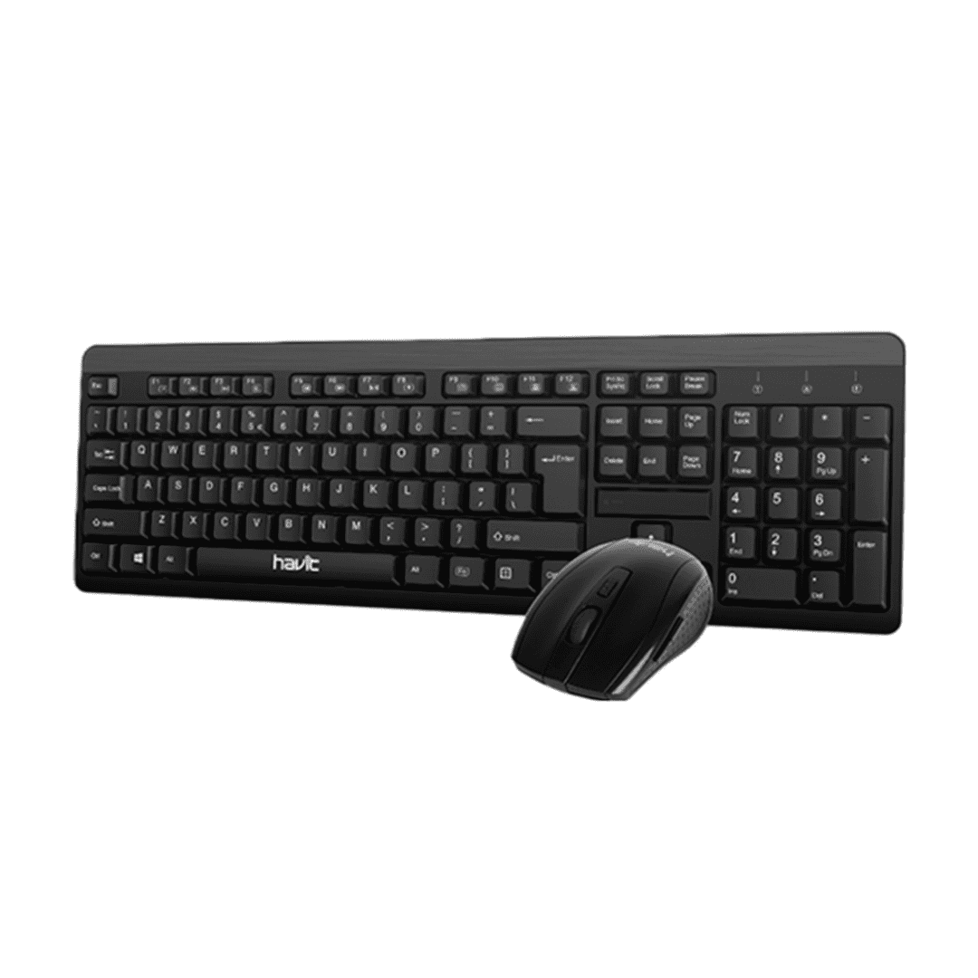 COMBO TECLADO/MOUSE INALAMBRICO HAVIT KB260GCM NEGRO