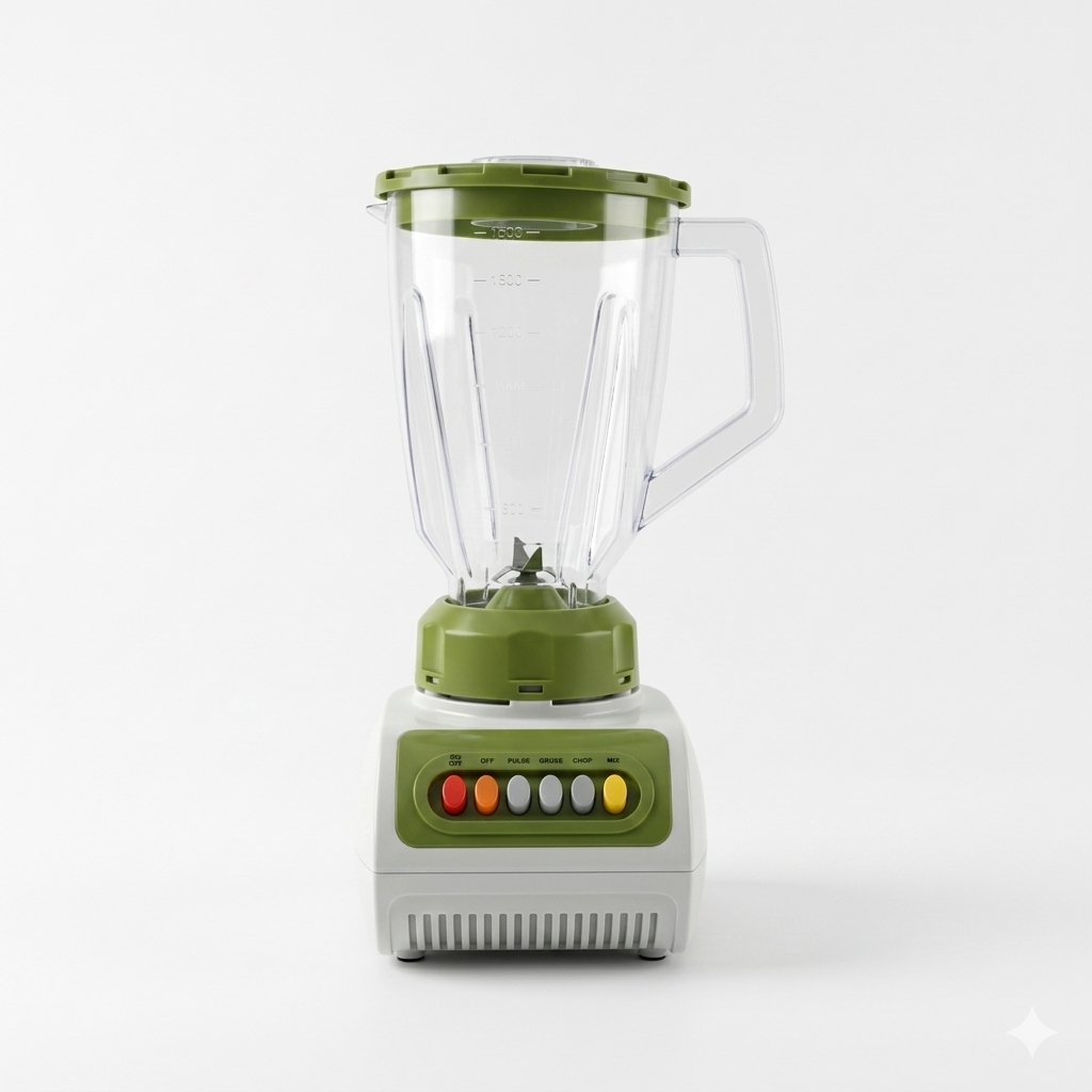 LICUADORA SUPER BLENDER MILL GRATER HS-999 2 EN 1 PLASTICA 2.VEL