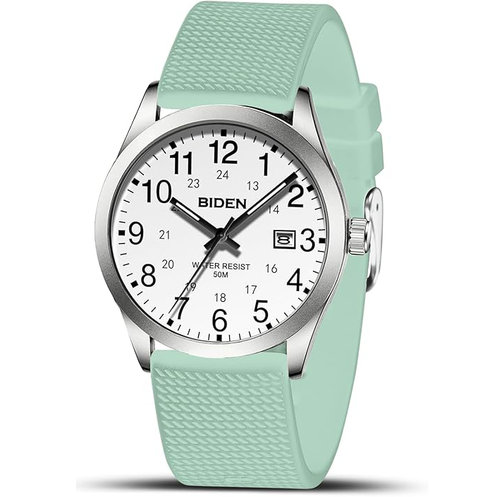 RELOJ PARA MUJER BIDEN VERDE CORREA SILICON VERDE