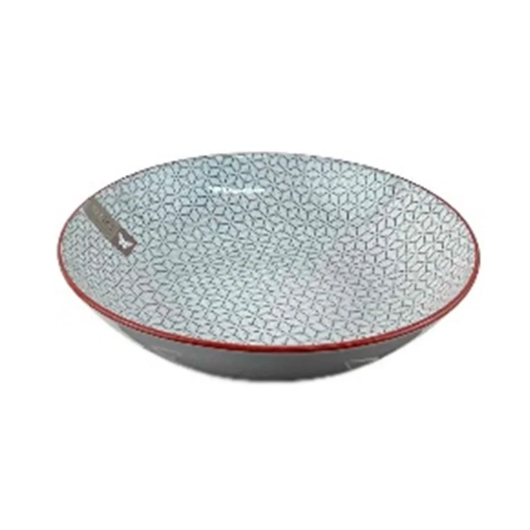 PLATO SOPERO 8" 705-2400448 BLANCO/GRIS