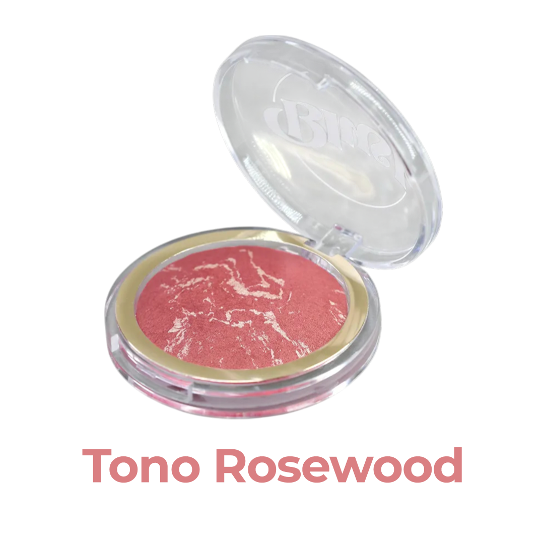Rubor Horneado Marmoleado individual Dolcebella Tono Rosewood