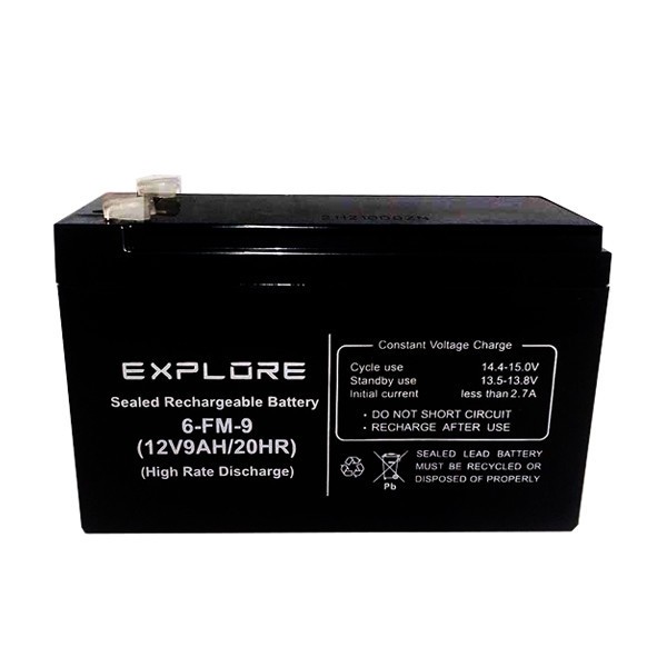BATERIA EXPLORE UPS 6-FM-9 (12V9AH/20HR 27337